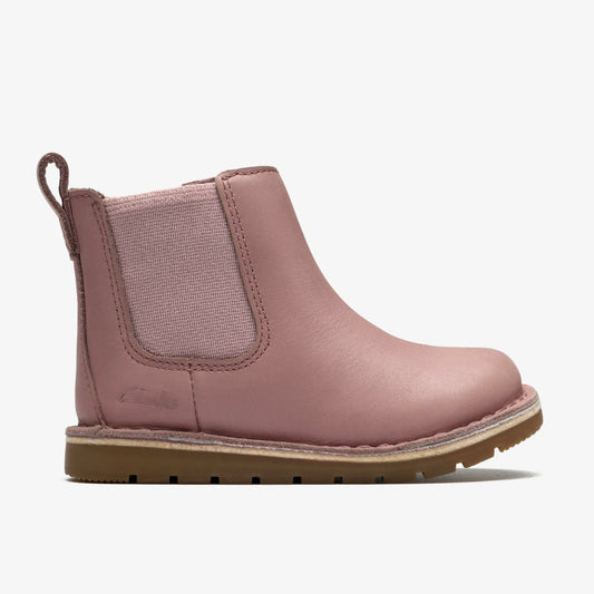 Joyful Sky Toddler Dusty Pink - Clarks Classic