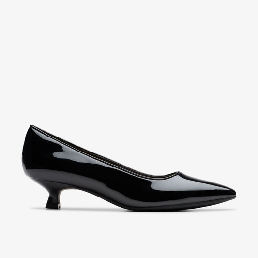 Scarlyt Piper Black Patent - Clarks Classic