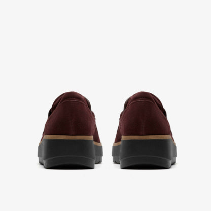 Zylah May Merlot Suede - Clarks Great Value