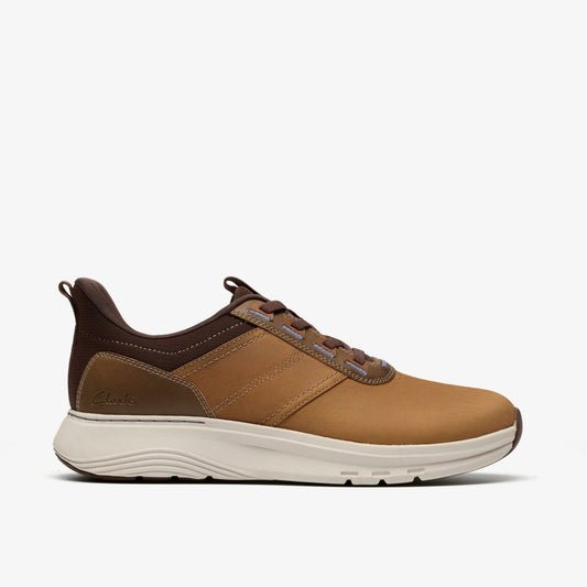 Motion Trek LX Dark Tan Leather - Clarks Hot Sale