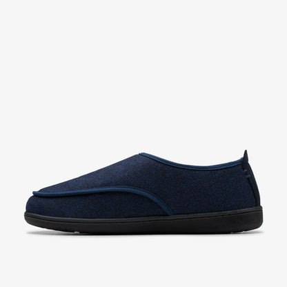 King Riptape Slipper Navy Interest - Clarks Best Seller