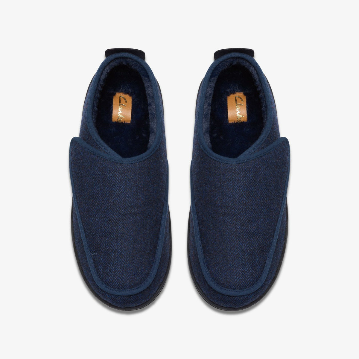 King Riptape Slipper Navy Interest - Clarks Best Seller