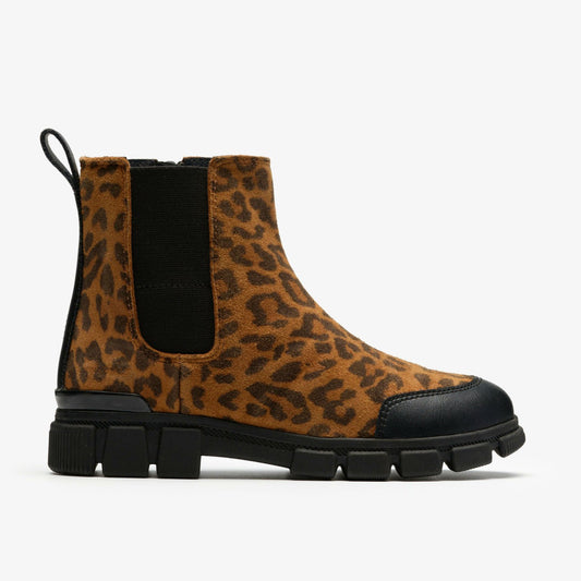 Evyn Chelsea Kid Leopard Print - Clarks New