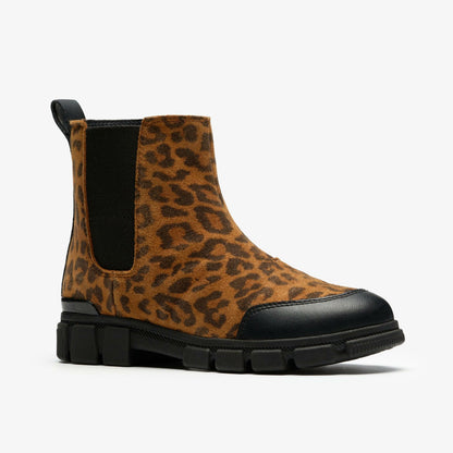 Evyn Chelsea Kid Leopard Print - Clarks New