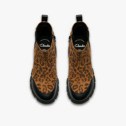 Evyn Chelsea Kid Leopard Print - Clarks New
