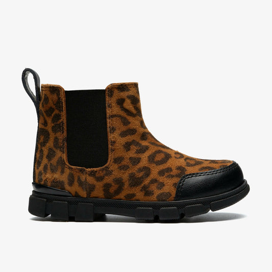 Evyn Chelsea Toddler Leopard Print - Clarks Smart Buy