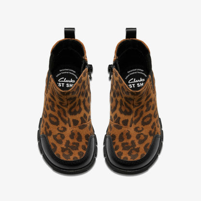 Evyn Chelsea Toddler Leopard Print - Clarks Smart Buy