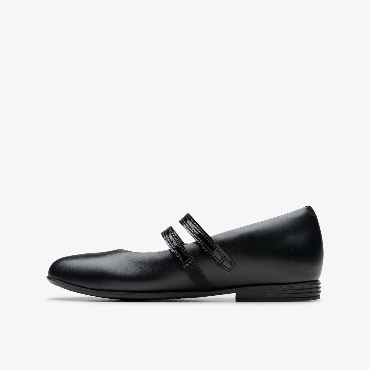 Finja Bar Older Black Leather - Clarks Hot Sale