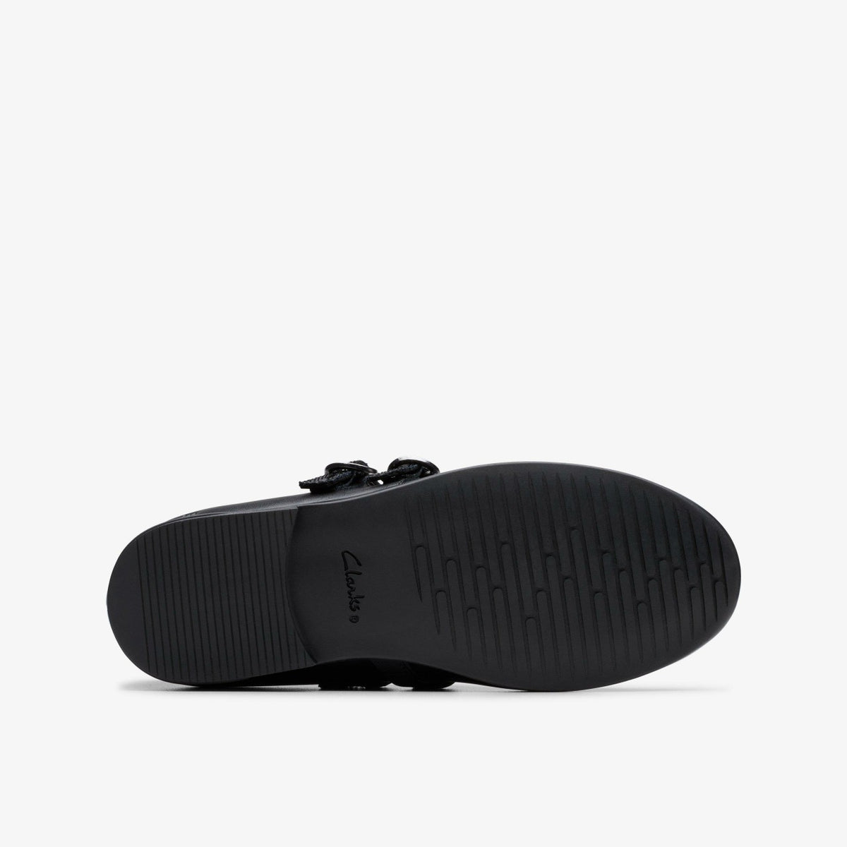 Finja Bar Older Black Leather - Clarks Hot Sale