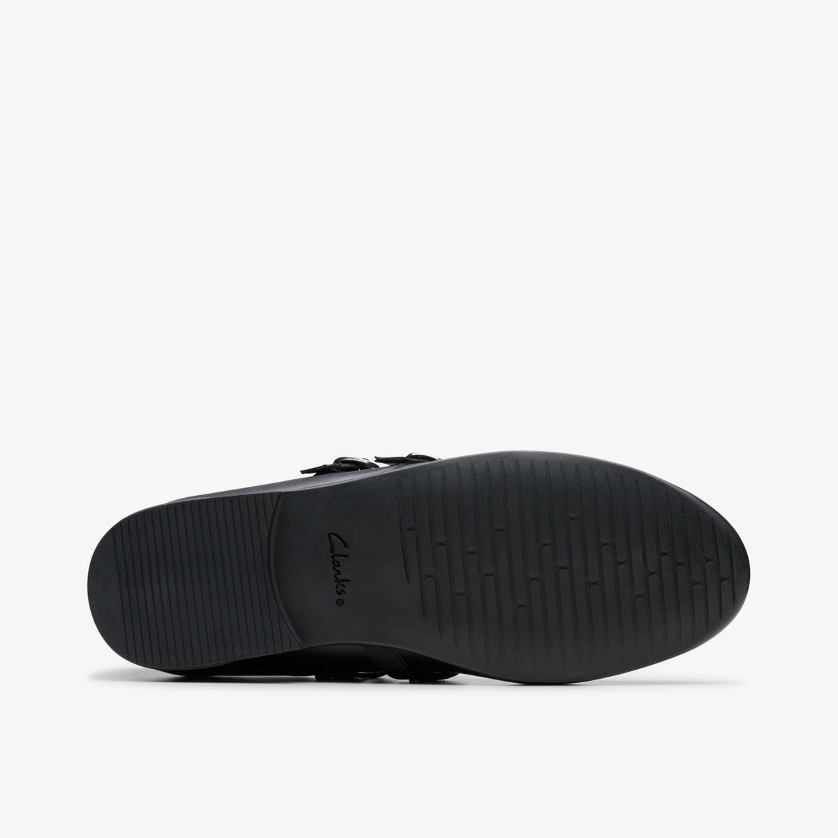 Finja Bar Youth Black Leather - Clarks Best Price