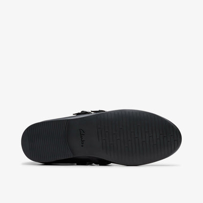 Finja Bar Youth Black Leather - Clarks Best Price
