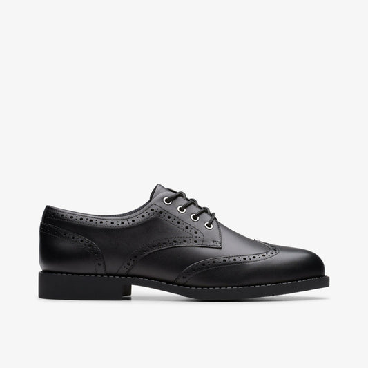 Tapa Pure Youth Black Leather - Clarks Popular