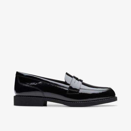 Tapa Edge Youth Black Patent - Clarks Deals