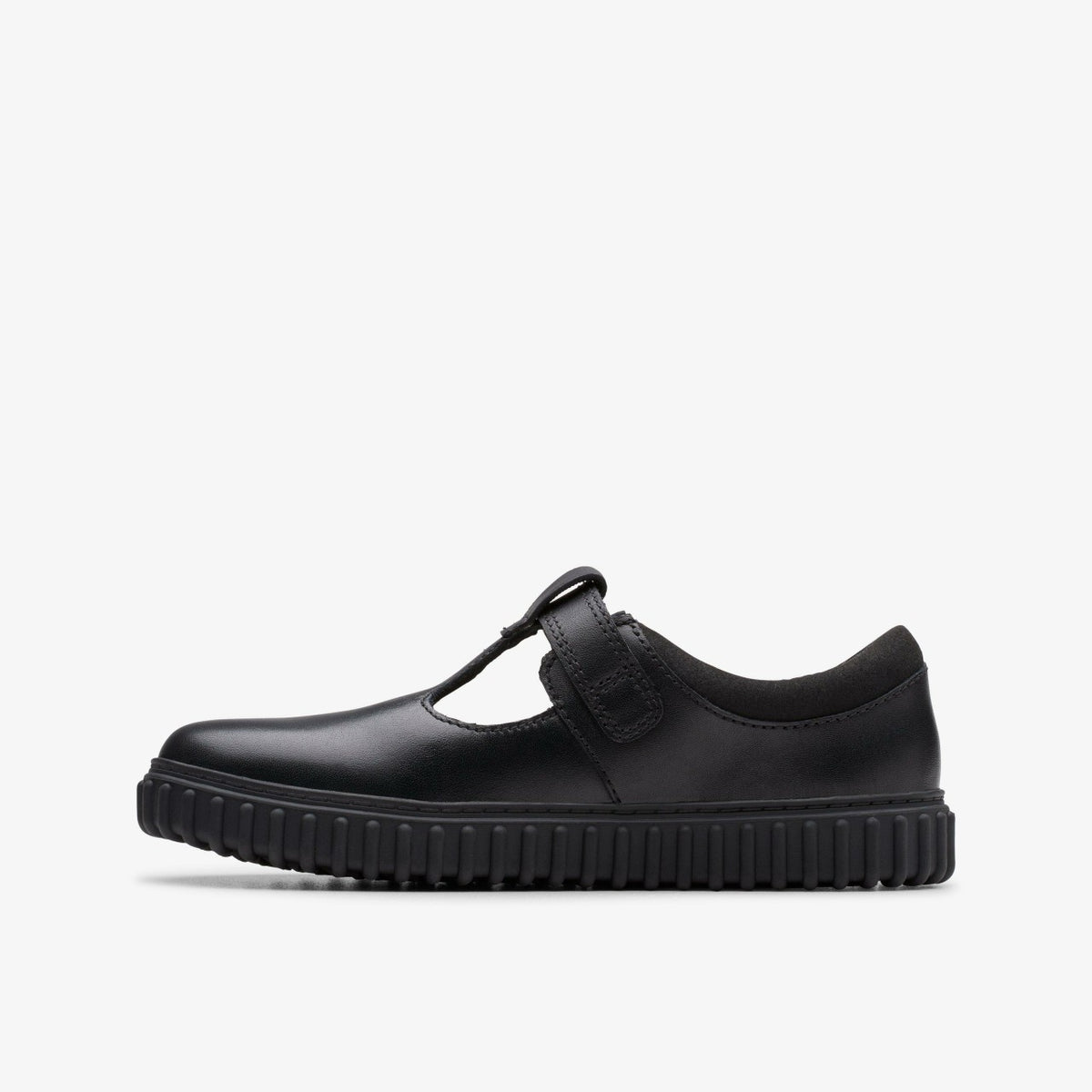 Cove Hope Kid Black Leather - Clarks Value