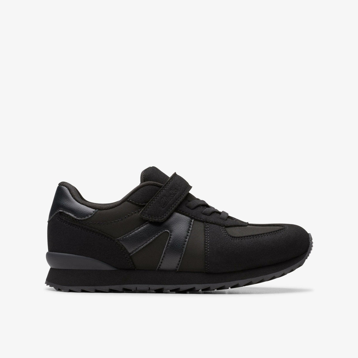 Jaspen Vibe Kid Black/Black - Clarks Essential