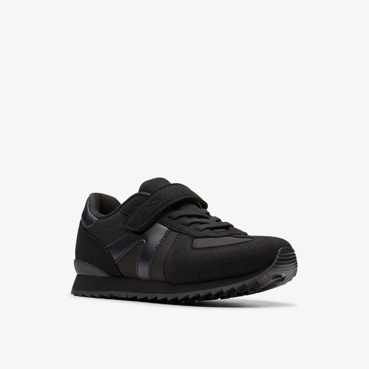 Jaspen Vibe Kid Black/Black - Clarks Essential