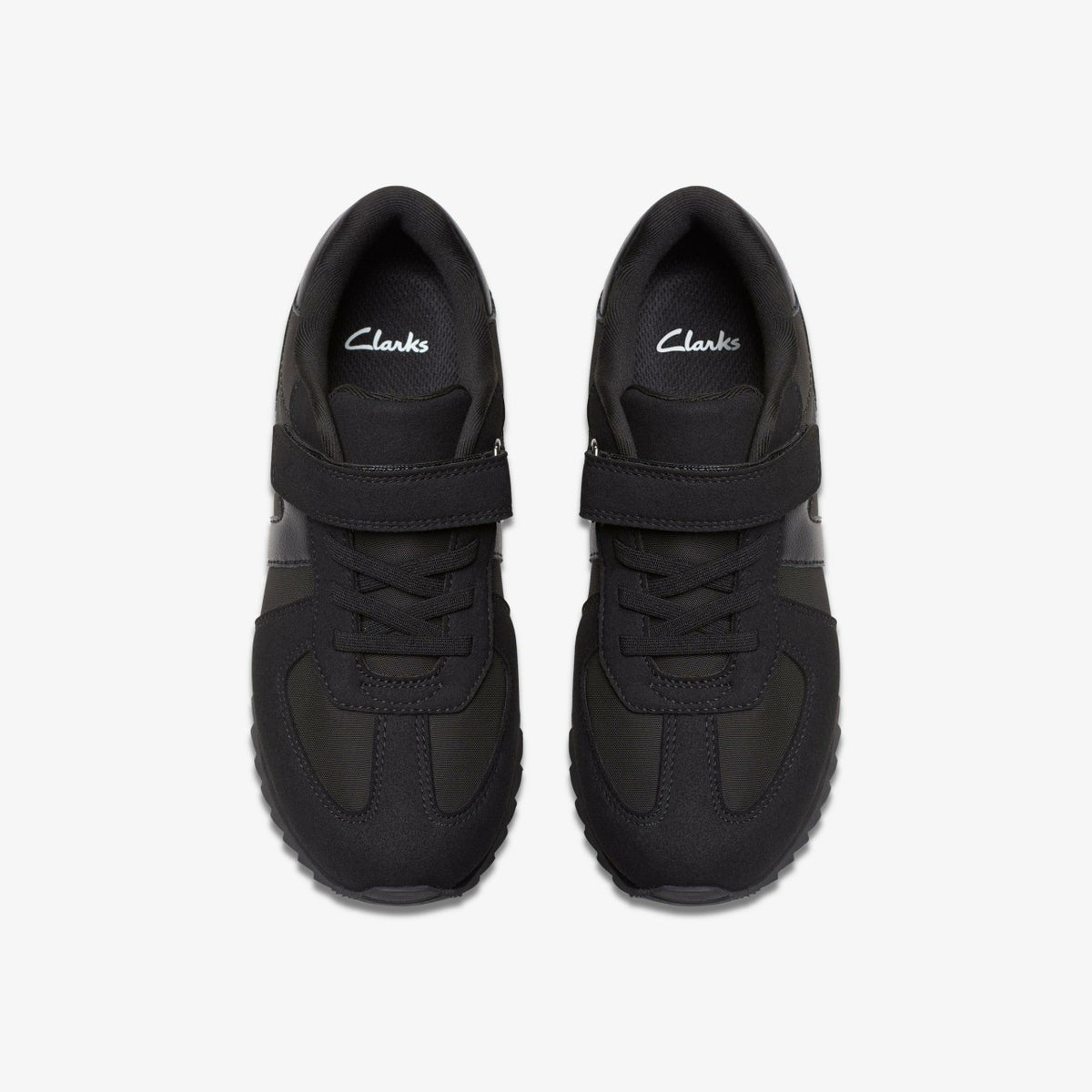 Jaspen Vibe Kid Black/Black - Clarks Essential