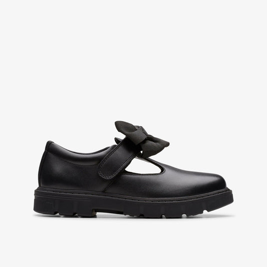 Lorcam Hope Kid Black Leather - Clarks Special Offer