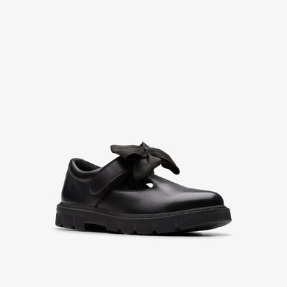Lorcam Hope Kid Black Leather - Clarks Special Offer