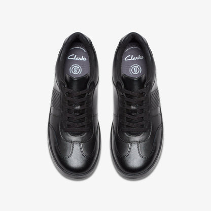 Disco Pace Youth Black Leather - Clarks Deals