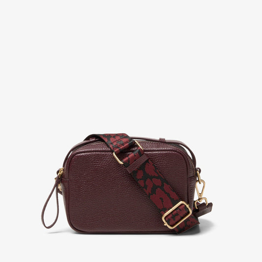 Camera Cross Burgundy Leather - Clarks Value