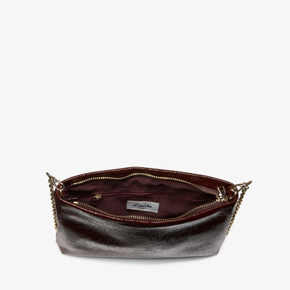 Dress Pouch Burgundy Patent - Clarks New