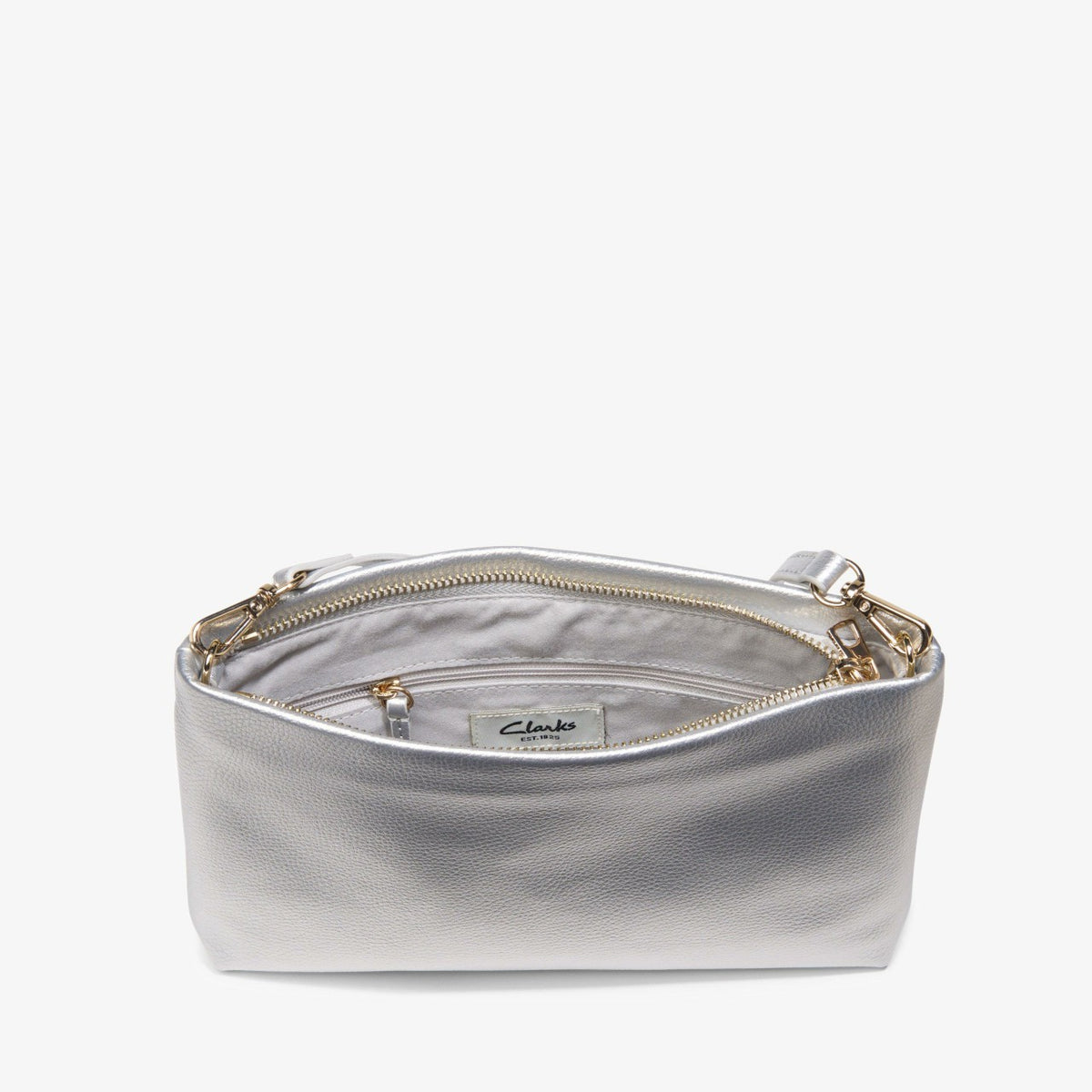 Pouch Bag Silver - Clarks Best Price