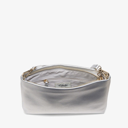 Pouch Bag Silver - Clarks Best Price