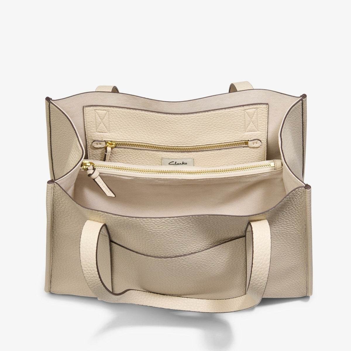 Shopper Tote Cream - Clarks Popular