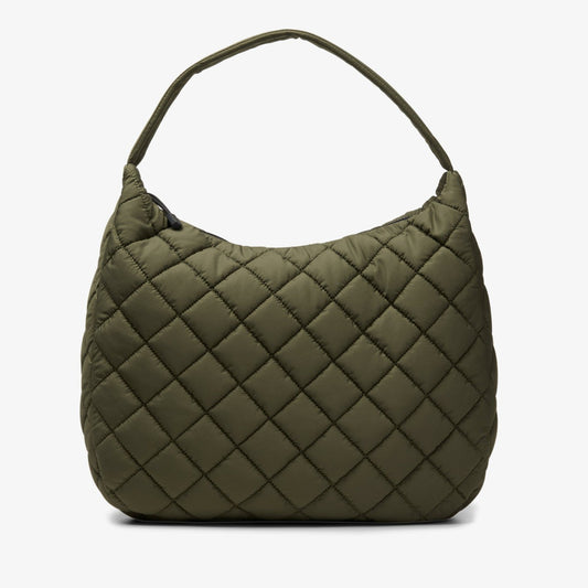 Quilted Tote Olive - Clarks Trending