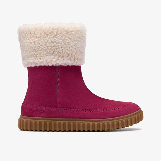 Cove Snug Kid Berry Suede - Clarks Trending