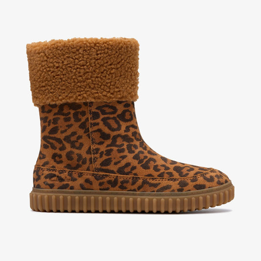 Cove Snug Kid Leopard Print - Clarks Exclusive