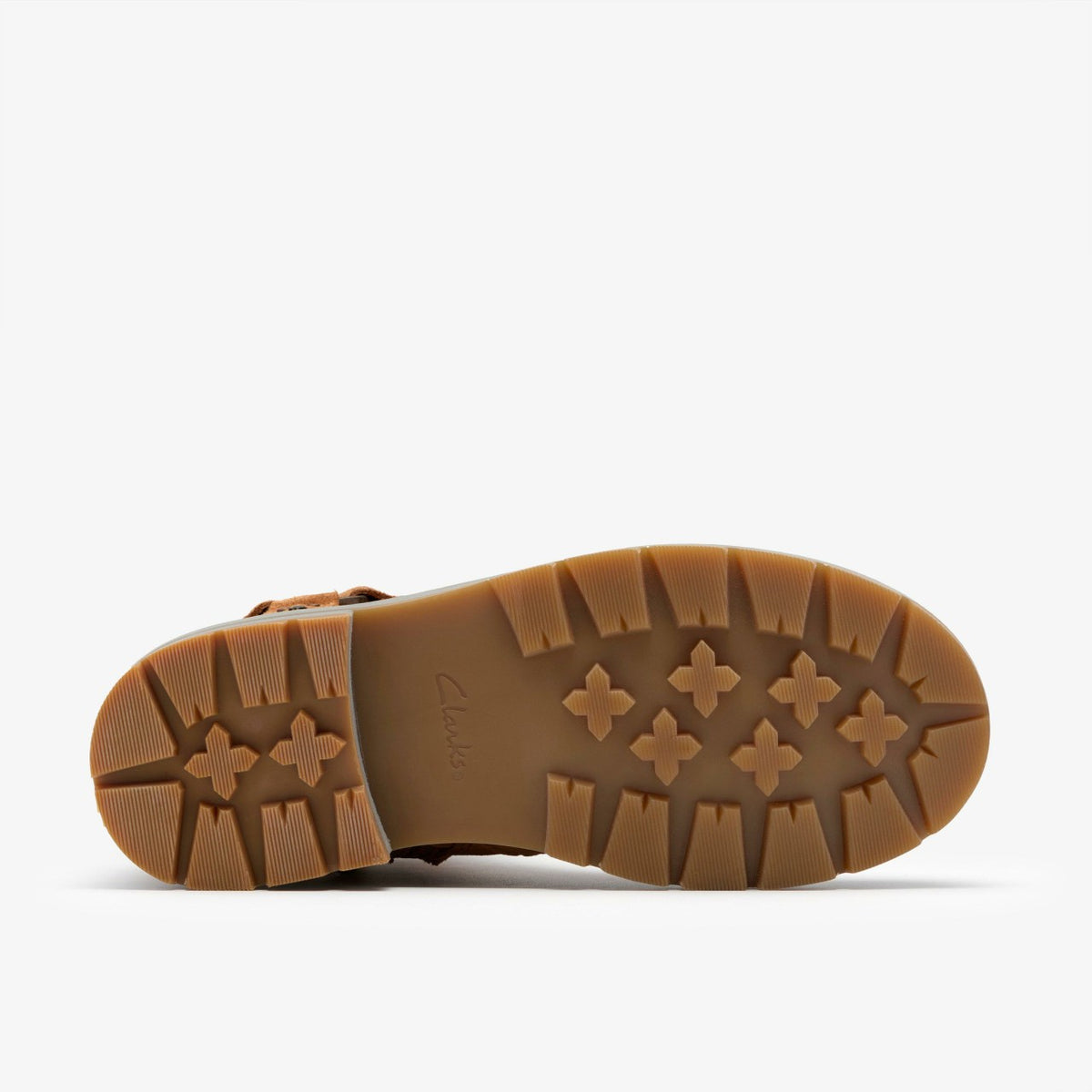 Prague Shine Kid Tan Suede - Clarks Discount