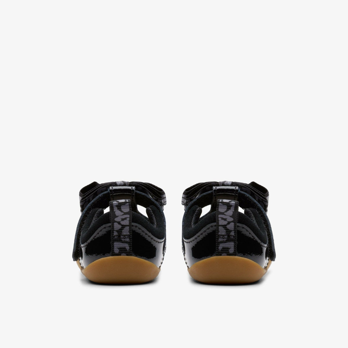 Roamer Trim Toddler Black Patent - Clarks Exclusive