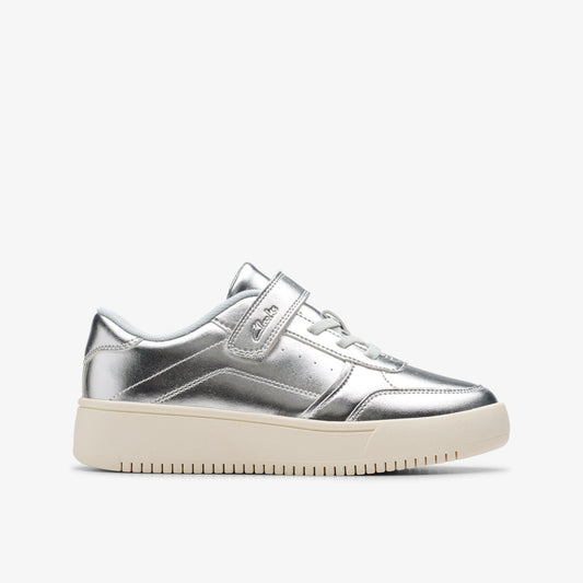 Barley Step Kid Silver Metallic - Clarks Best Price