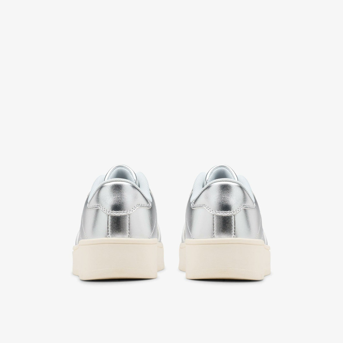 Barley Step Youth Silver Metallic - Clarks Classic