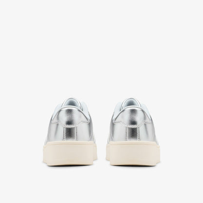 Barley Step Youth Silver Metallic - Clarks Classic