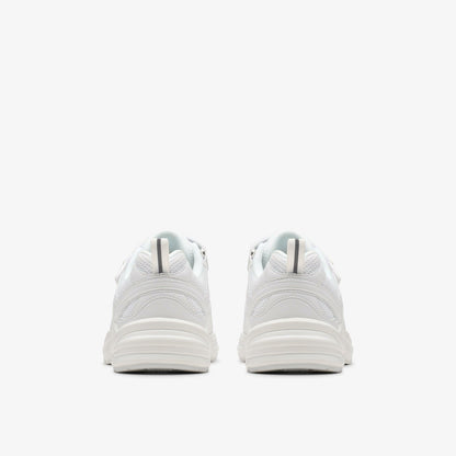 Crafton Move Kid White/White - Clarks Trending