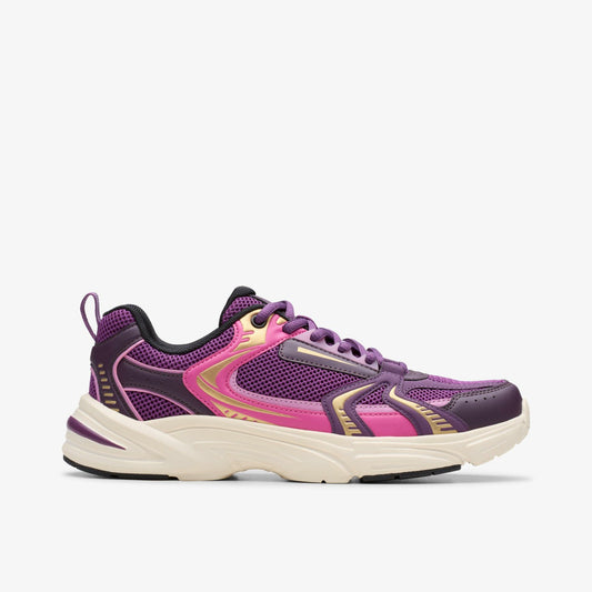 Crafton Move Youth Purple Combination - Clarks Special Offer