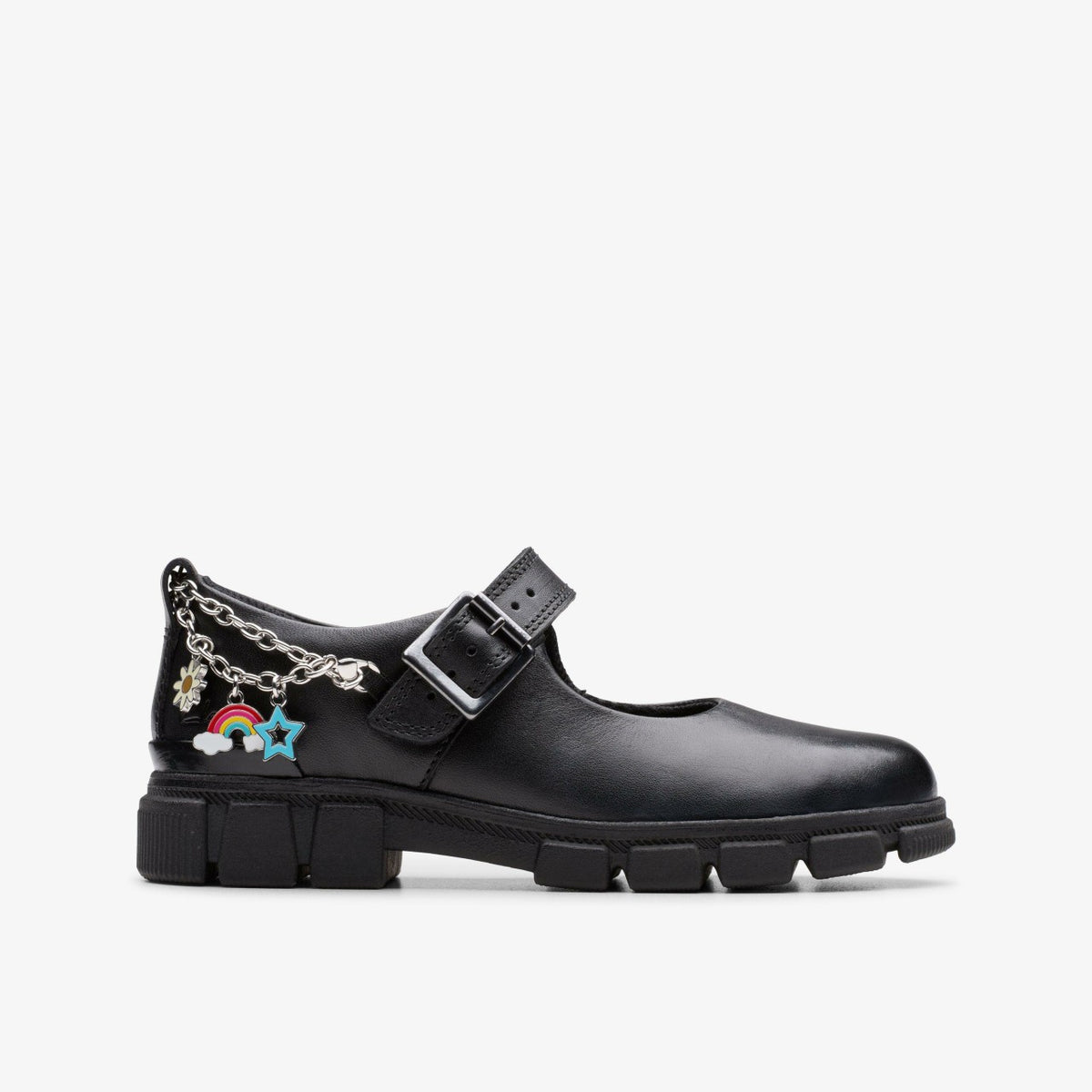 Evyn Pure Kid Black Leather - Clarks Essential