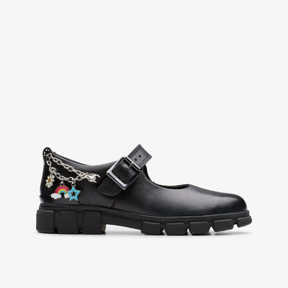 Evyn Pure Kid Black Leather - Clarks Essential