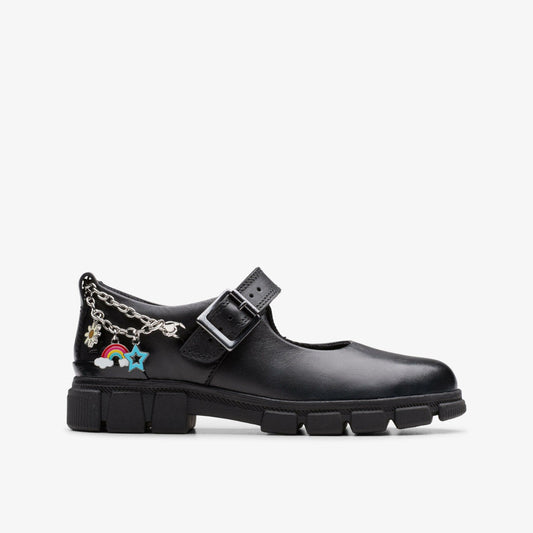 Evyn Pure Kid Black Leather - Clarks Essential