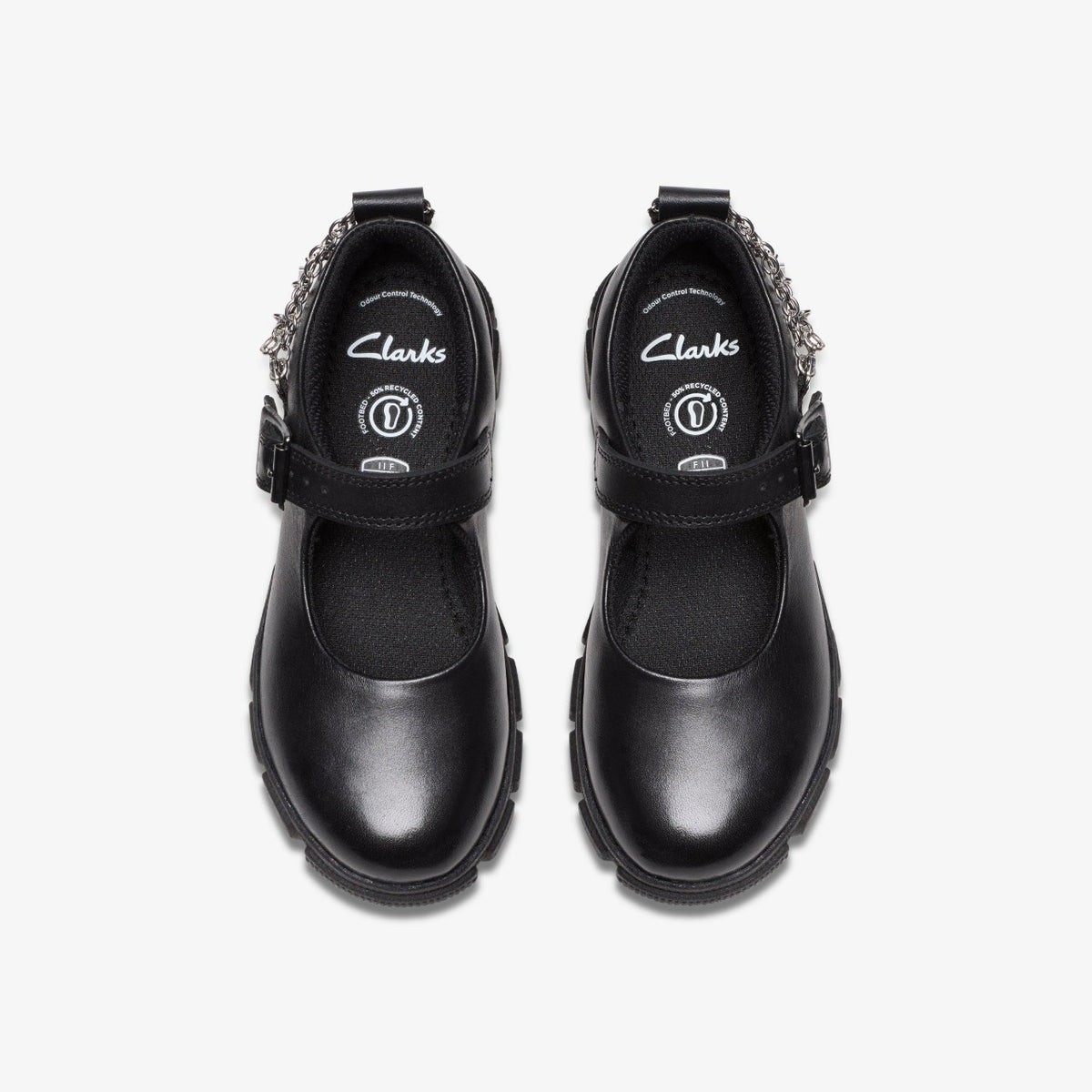 Evyn Pure Kid Black Leather - Clarks Essential