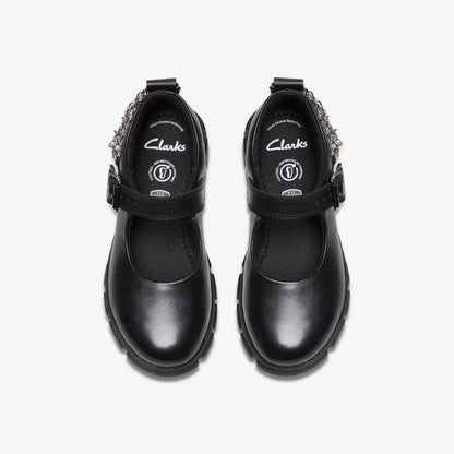 Evyn Pure Kid Black Leather - Clarks Essential