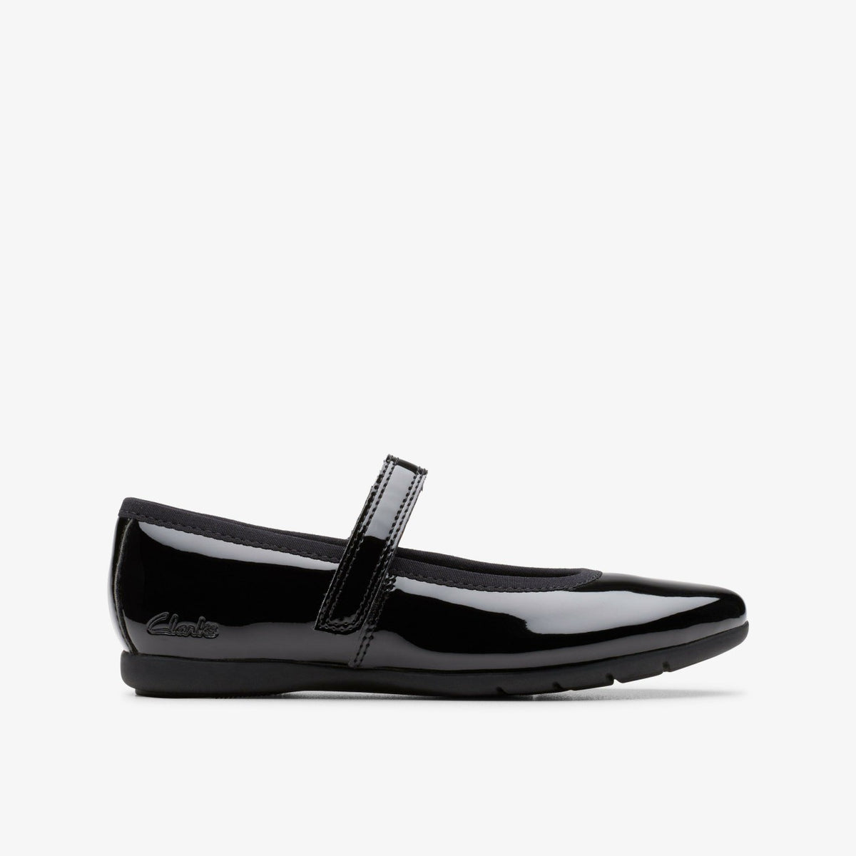 Dance Wish Kid Black Patent - Clarks Essential