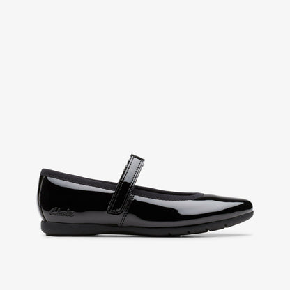 Dance Wish Kid Black Patent - Clarks Essential