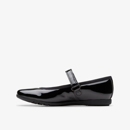 Dance Wish Kid Black Patent - Clarks Essential