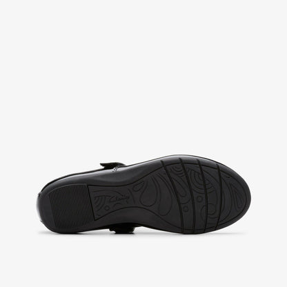 Dance Wish Kid Black Patent - Clarks Essential