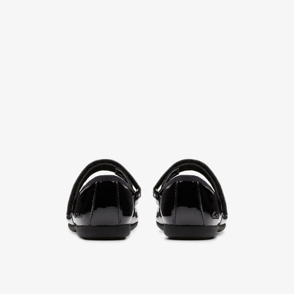 Dance Wish Kid Black Patent - Clarks Essential