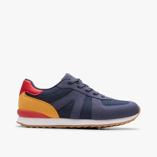 Jaspen Vibe Youth Navy - Clarks Everyday